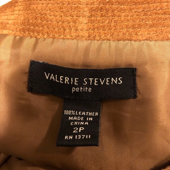 Vintage 80s suede skirt - Picture 3 of 4